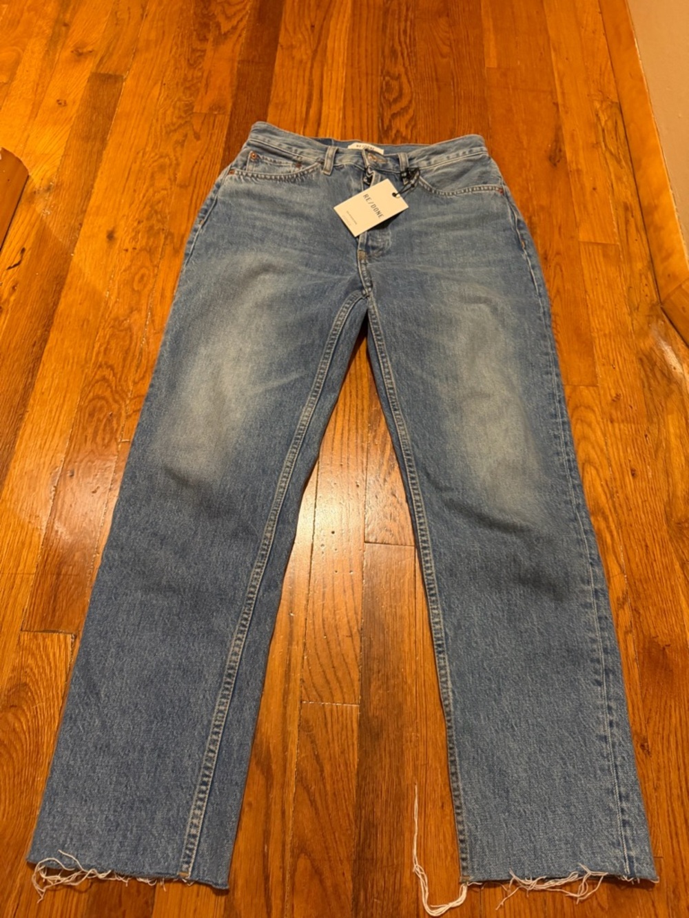 Re/Done Stovepipe Jeans Size 26